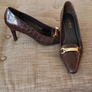 Lauren Ralph Lauren Leather Pumps